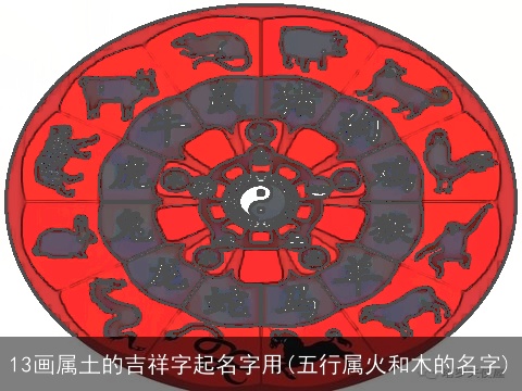 13画属土的吉祥字起名字用(五行属火和木的名字)