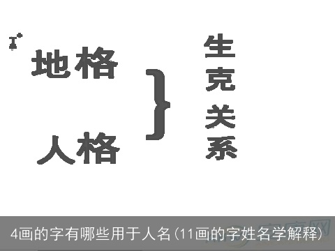 4画的字有哪些用于人名(11画的字姓名学解释)