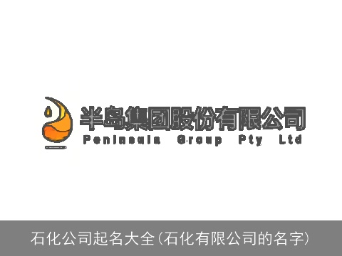 石化公司起名大全(石化有限公司的名字)