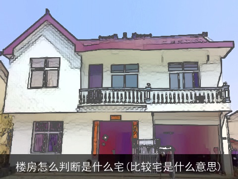 楼房怎么判断是什么宅(比较宅是什么意思)