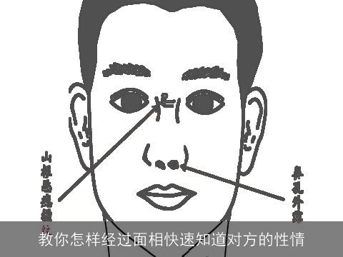 教你怎样经过面相快速知道对方的性情