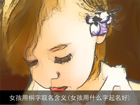 女孩用桐字取名含义(女孩用什么字起名好)