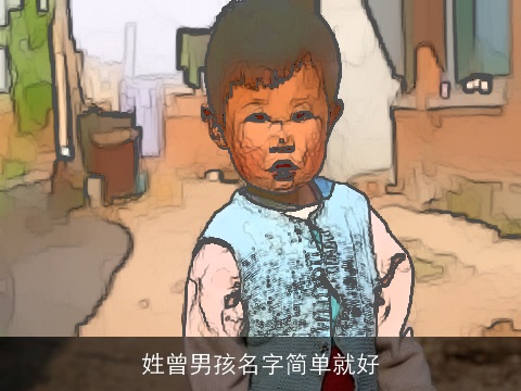 姓曾男孩名字简单就好