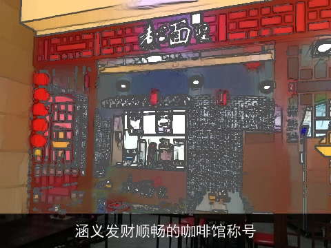 涵义发财顺畅的咖啡馆称号