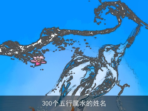 300个五行属水的姓名