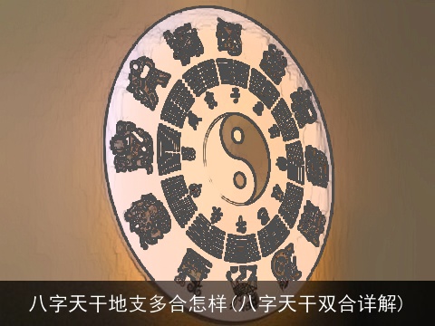 八字天干地支多合怎样(八字天干双合详解)