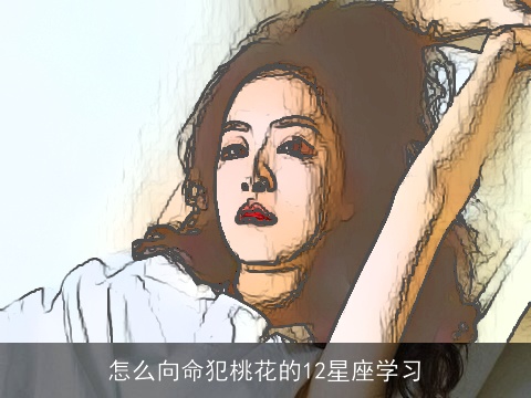 怎么向命犯桃花的12星座学习