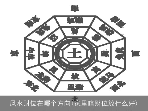 风水财位在哪个方向(家里暗财位放什么好)