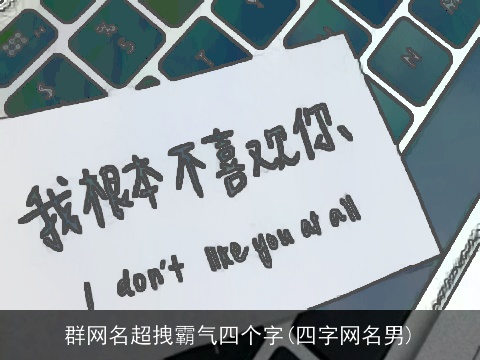 群网名超拽霸气四个字(四字网名男)