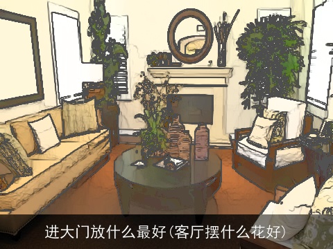 进大门放什么最好(客厅摆什么花好)