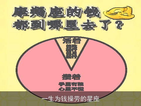 一生为钱操劳的星座