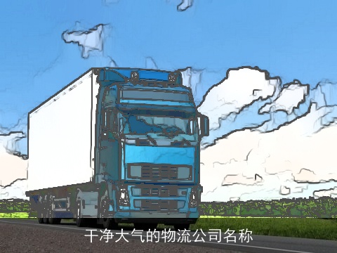 干净大气的物流公司名称