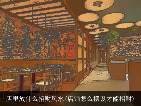 店里放什么招财风水(店铺怎么摆设才能招财)