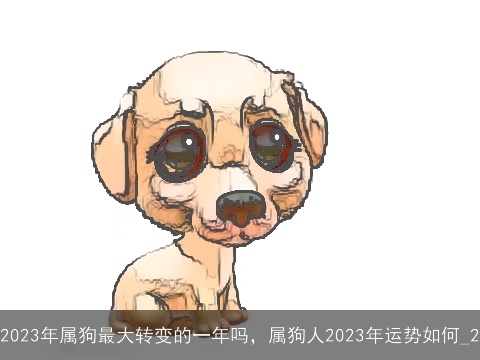 2023年属狗最大转变的一年吗，属狗人2023年运势如何_2