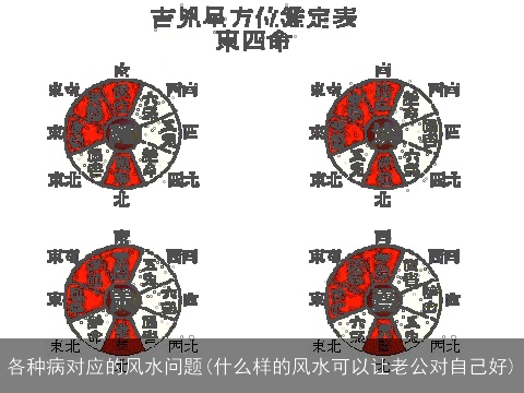各种病对应的风水问题(什么样的风水可以让老公对自己好)