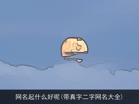 网名起什么好呢(带真字二字网名大全)