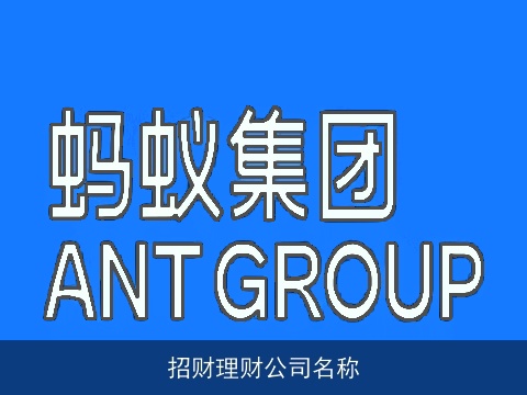 招财理财公司名称