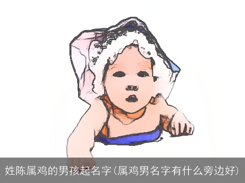 姓陈属鸡的男孩起名字(属鸡男名字有什么旁边好)