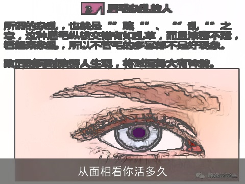 从面相看你活多久