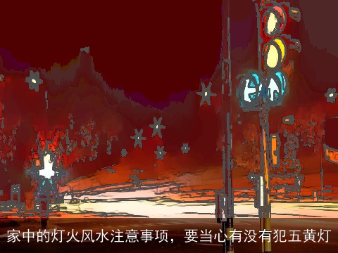 家中的灯火风水注意事项，要当心有没有犯五黄灯