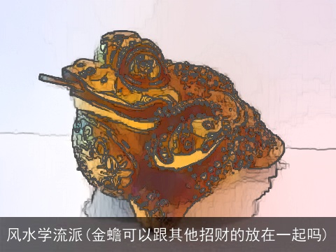 风水学流派(金蟾可以跟其他招财的放在一起吗)