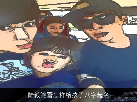 陆毅鲍蕾怎样给孩子八字起名