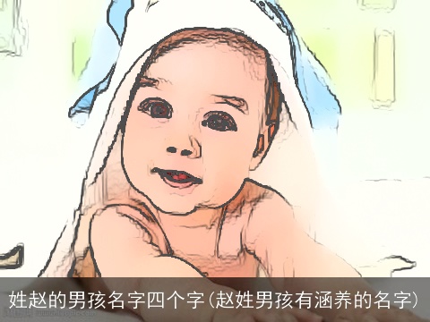 姓赵的男孩名字四个字(赵姓男孩有涵养的名字)