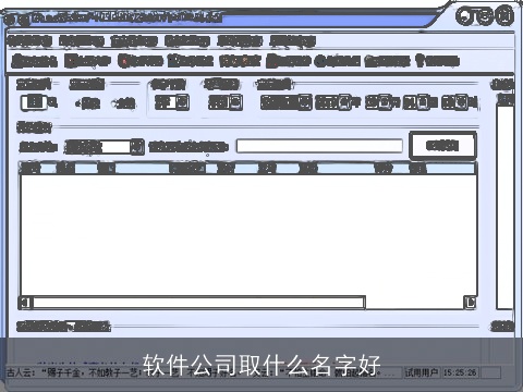软件公司取什么名字好