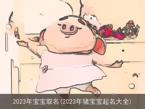 2023年宝宝取名(2023年猪宝宝起名大全)