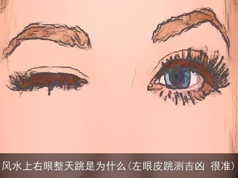 风水上右眼整天跳是为什么(左眼皮跳测吉凶 很准)