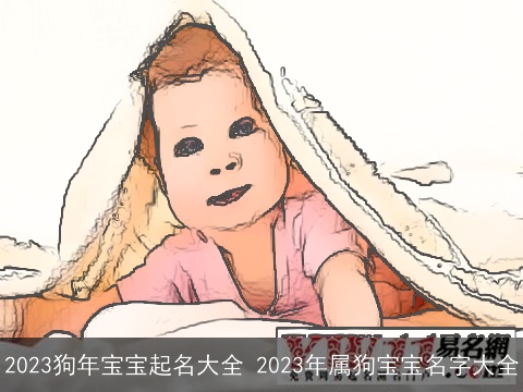 2023狗年宝宝起名大全 2023年属狗宝宝名字大全