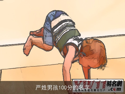 严姓男孩100分的名字