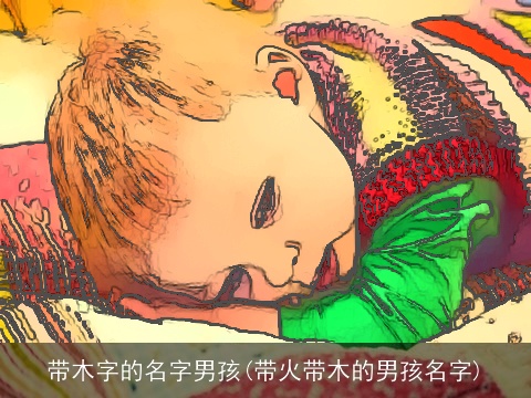 带木字的名字男孩(带火带木的男孩名字)