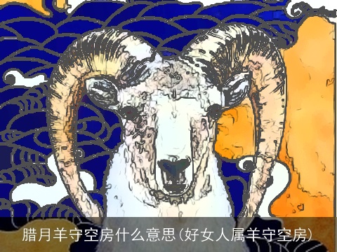 腊月羊守空房什么意思(好女人属羊守空房)