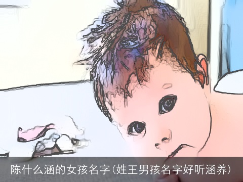 陈什么涵的女孩名字(姓王男孩名字好听涵养)