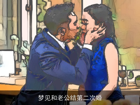 梦见和老公结第二次婚