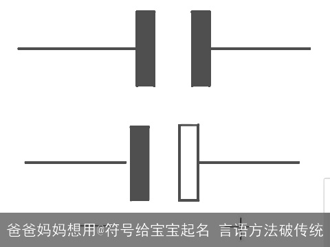 爸爸妈妈想用@符号给宝宝起名 言语方法破传统