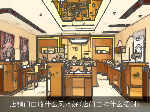 店铺门口放什么风水好(店门口挂什么招财)