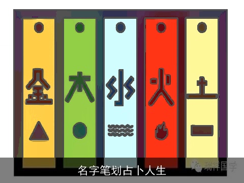 名字笔划占卜人生