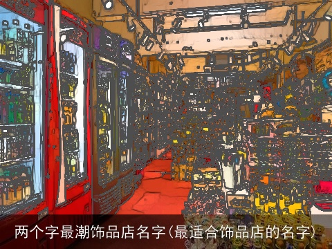 两个字最潮饰品店名字(最适合饰品店的名字)