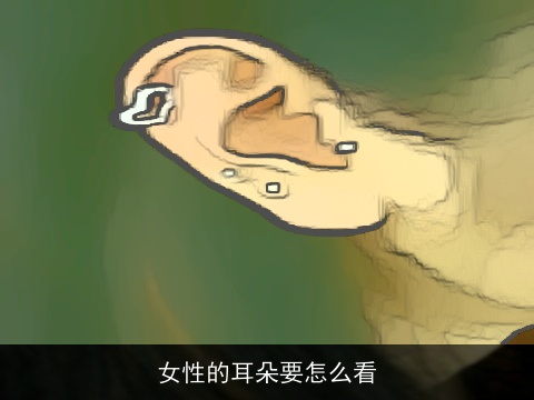 女性的耳朵要怎么看