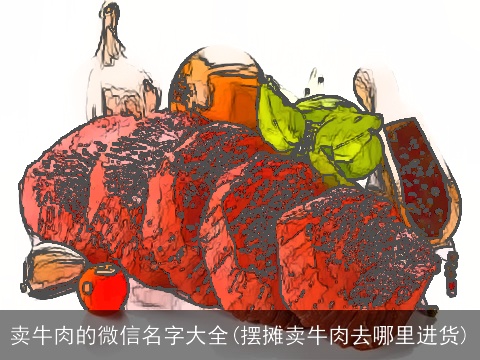 卖牛肉的微信名字大全(摆摊卖牛肉去哪里进货)