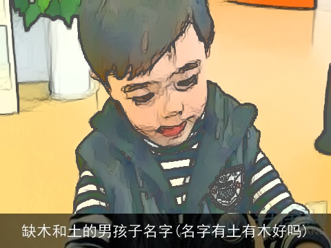 缺木和土的男孩子名字(名字有土有木好吗)