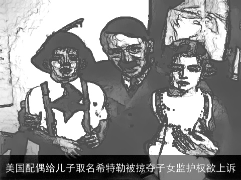 美国配偶给儿子取名希特勒被掠夺子女监护权欲上诉