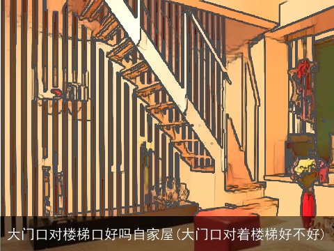 大门口对楼梯口好吗自家屋(大门口对着楼梯好不好)