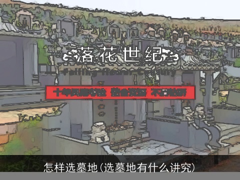 怎样选墓地(选墓地有什么讲究)