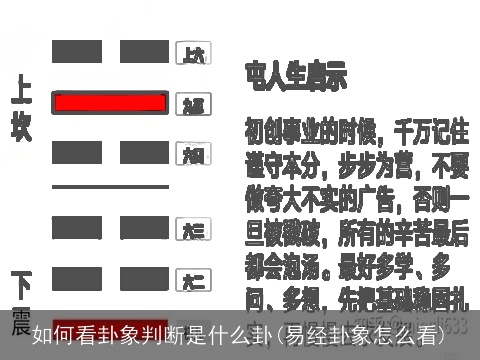 如何看卦象判断是什么卦(易经卦象怎么看)