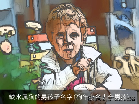 缺水属狗的男孩子名字(狗年小名大全男孩)