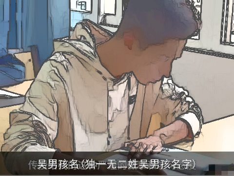 吴男孩名(独一无二姓吴男孩名字)