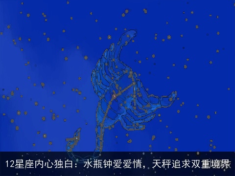 12星座内心独白：水瓶钟爱爱情，天秤追求双重境界
